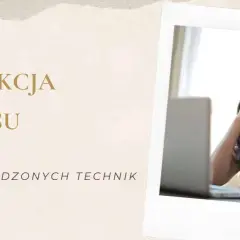 Kobieta zmagająca się ze stresem przy komputerze. Artykuł oferuje porady psychologiczne i 10 sprawdzonych technik redukcji stresu.